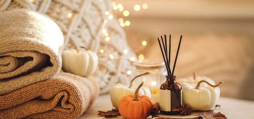 spa amenities during the fall season