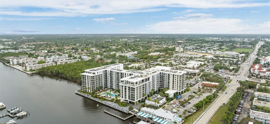 ariel view of avion apartments